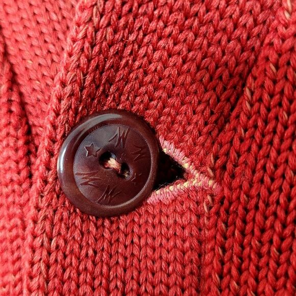 Vintage 50s San Diego Aztecs Lettermans Cardigan Sweater - Picture 8 of 10